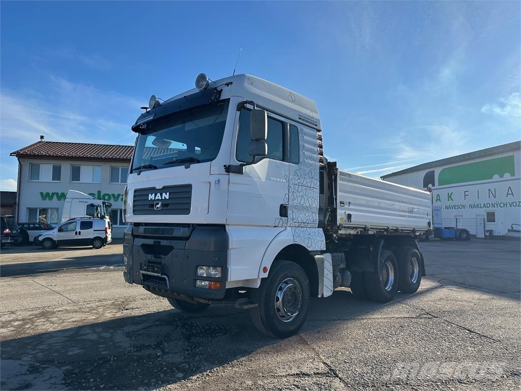 MAN TGA 26.480 6x4 threesided strickling 10m3, 697 Kipper