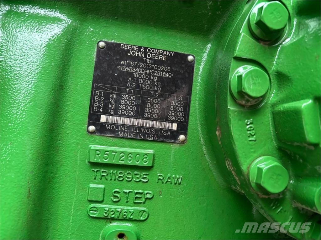 John Deere 8R340 *Garantieverlängerung* الجرارات