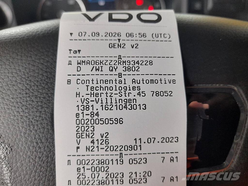 MAN 18.520 TGX Cavalos mecânicos