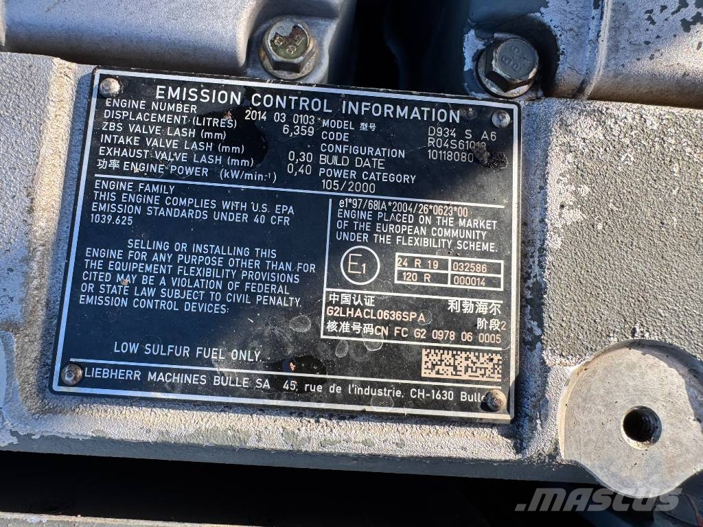 Liebherr A 904 C Βιομηχανικά μηχανήματα διαχείρισης αποβλήτων