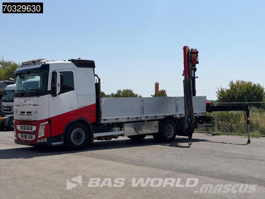 Volvo FH 500 FH 6X2 FASSI F195A 2.25 E-Dynamic Kran VEB+ Ciężarówki typu Platforma / Skrzynia