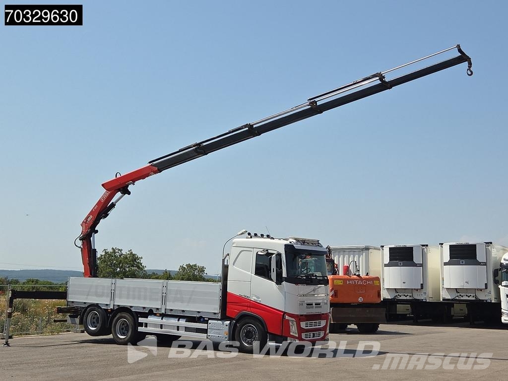 Volvo FH 500 FH 6X2 FASSI F195A 2.25 E-Dynamic Kran VEB+ Ciężarówki typu Platforma / Skrzynia