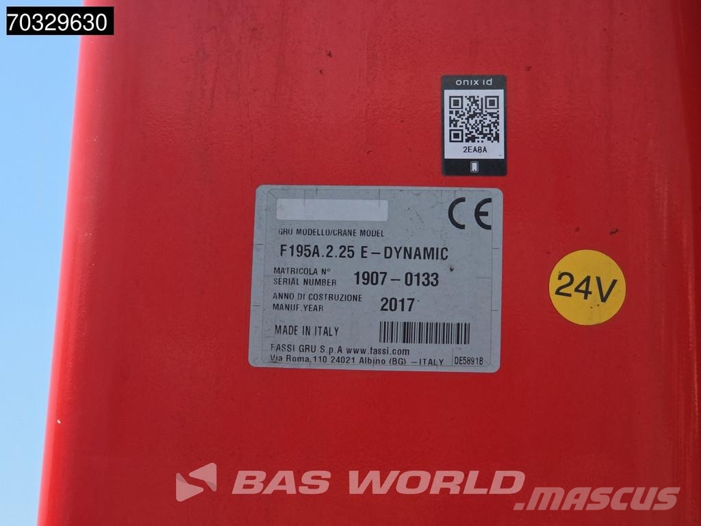 Volvo FH 500 FH 6X2 FASSI F195A 2.25 E-Dynamic Kran VEB+ Ciężarówki typu Platforma / Skrzynia