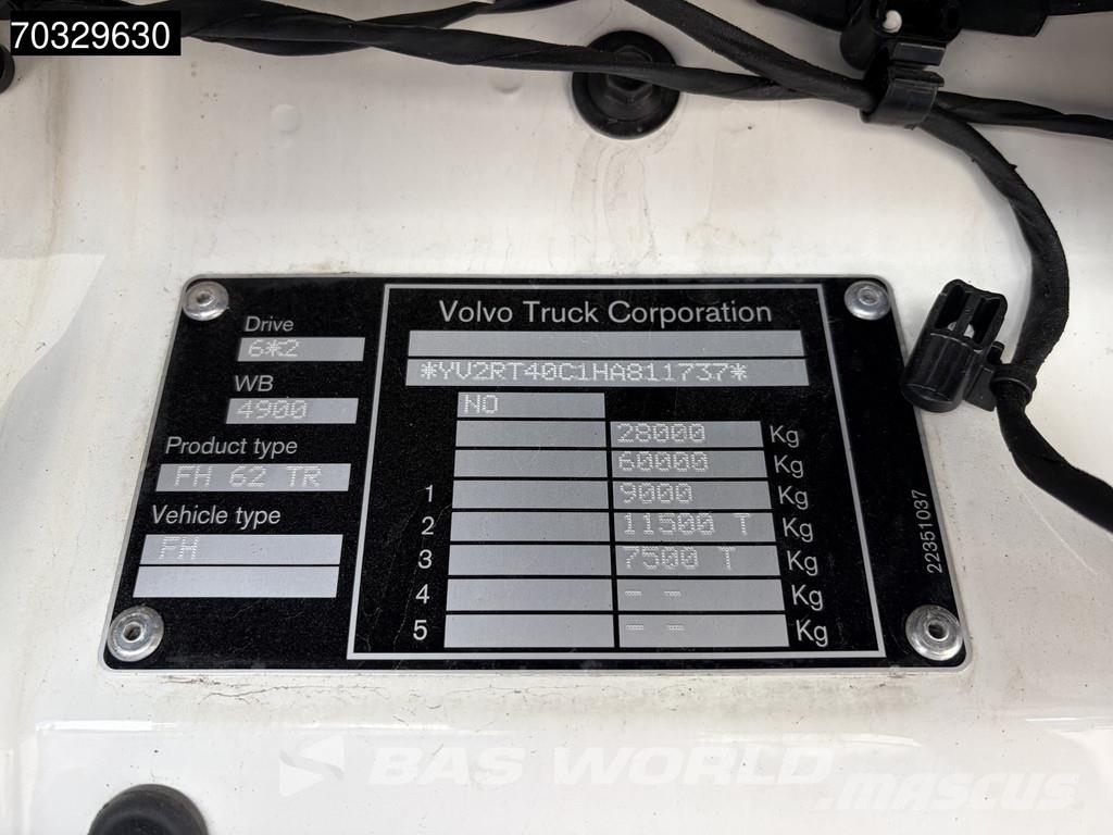Volvo FH 500 FH 6X2 FASSI F195A 2.25 E-Dynamic Kran VEB+ Ciężarówki typu Platforma / Skrzynia