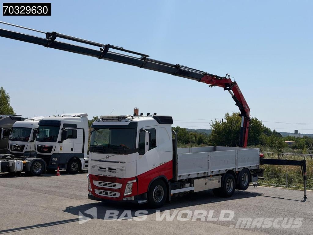 Volvo FH 500 FH 6X2 FASSI F195A 2.25 E-Dynamic Kran VEB+ Ciężarówki typu Platforma / Skrzynia