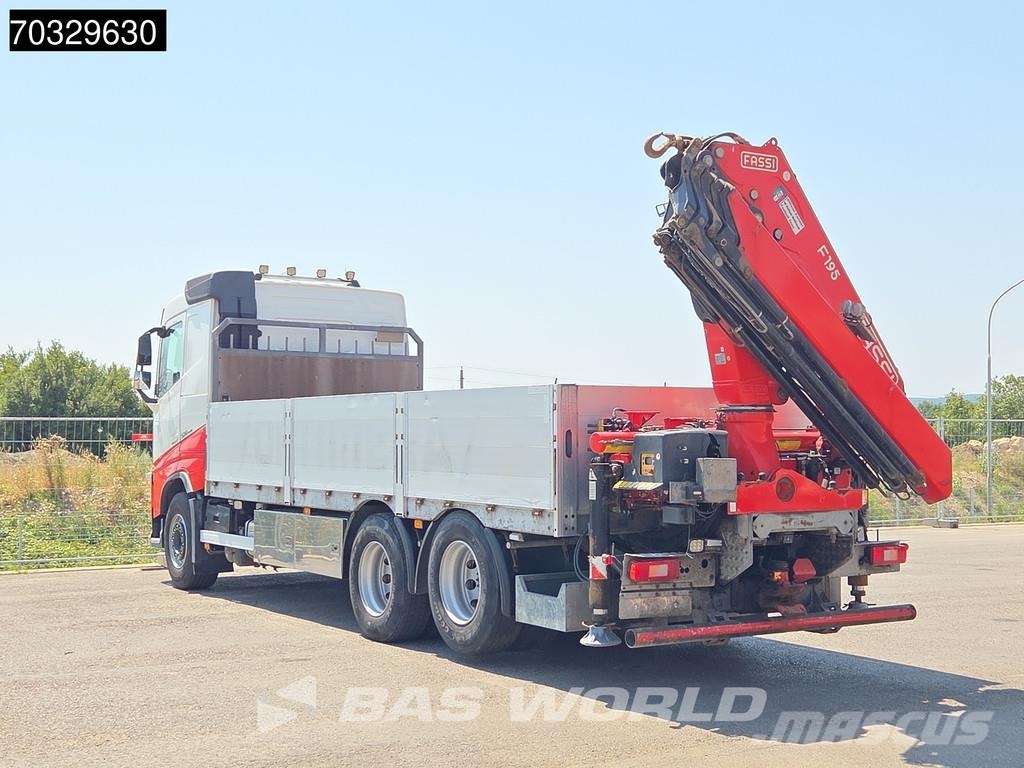 Volvo FH 500 FH 6X2 FASSI F195A 2.25 E-Dynamic Kran VEB+ Ciężarówki typu Platforma / Skrzynia