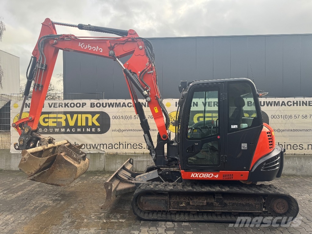 Kubota KX 080-4 Малые экскаваторы 7т-12т