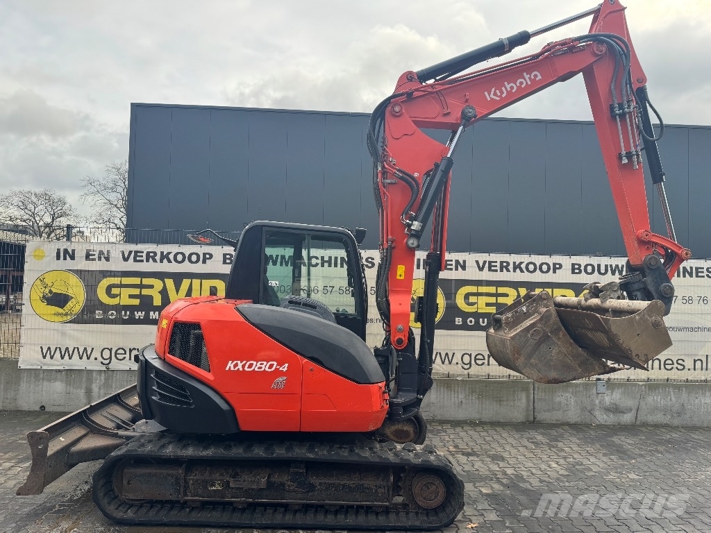 Kubota KX 080-4 Малые экскаваторы 7т-12т