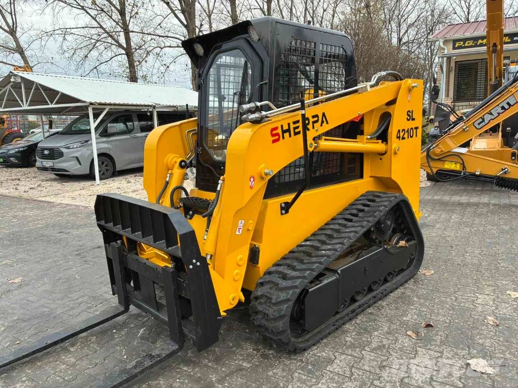 Sherpa SL 4210T gumihevederes csúszókormányzású rakodó Pás Carregadoras de rastos