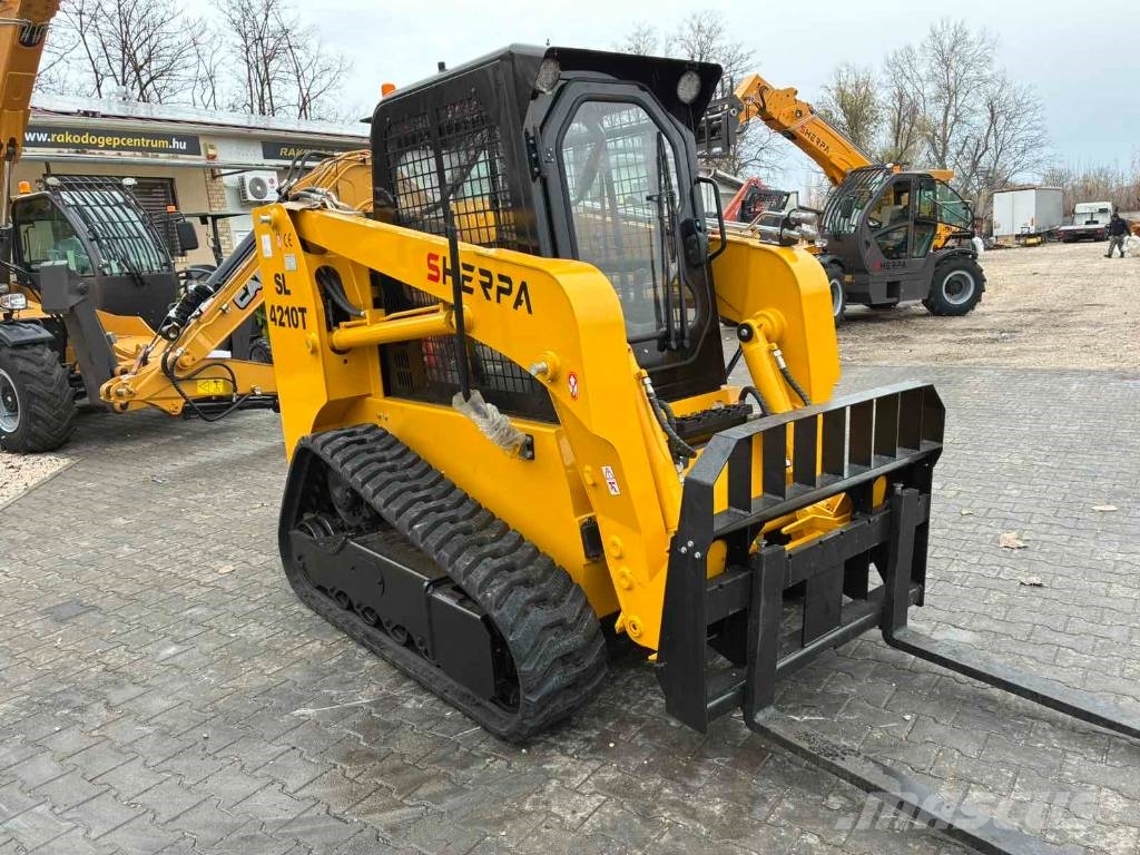 Sherpa SL 4210T gumihevederes csúszókormányzású rakodó Pás Carregadoras de rastos