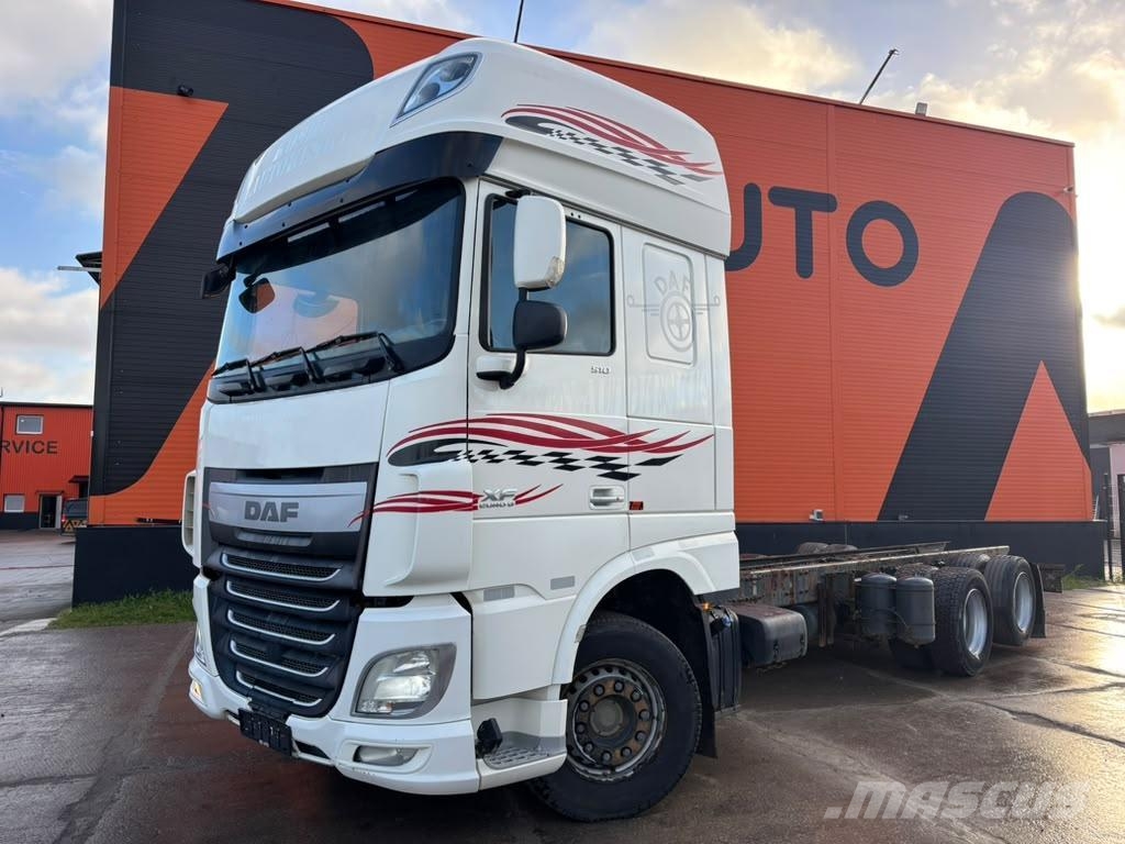 DAF XF 510 6x2 CHASSIS L=7687 mm شاحنات بمقصورة وهيكل