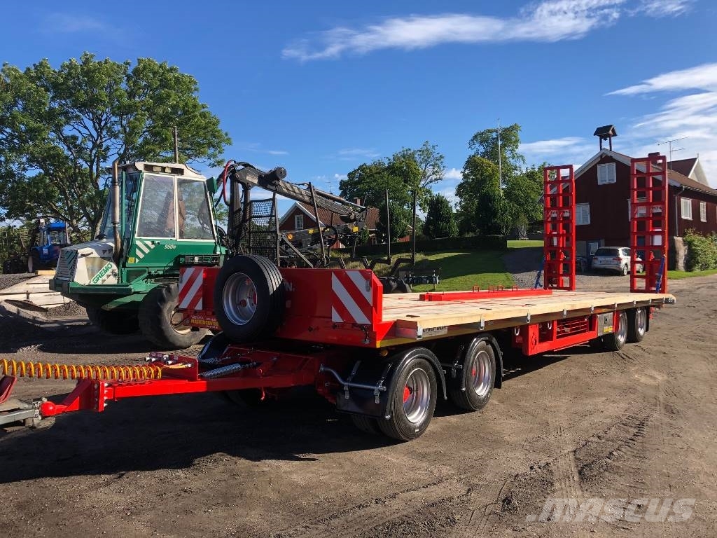 Chieftain 4-axl maskintransport 30 ton traktor Blokvogn