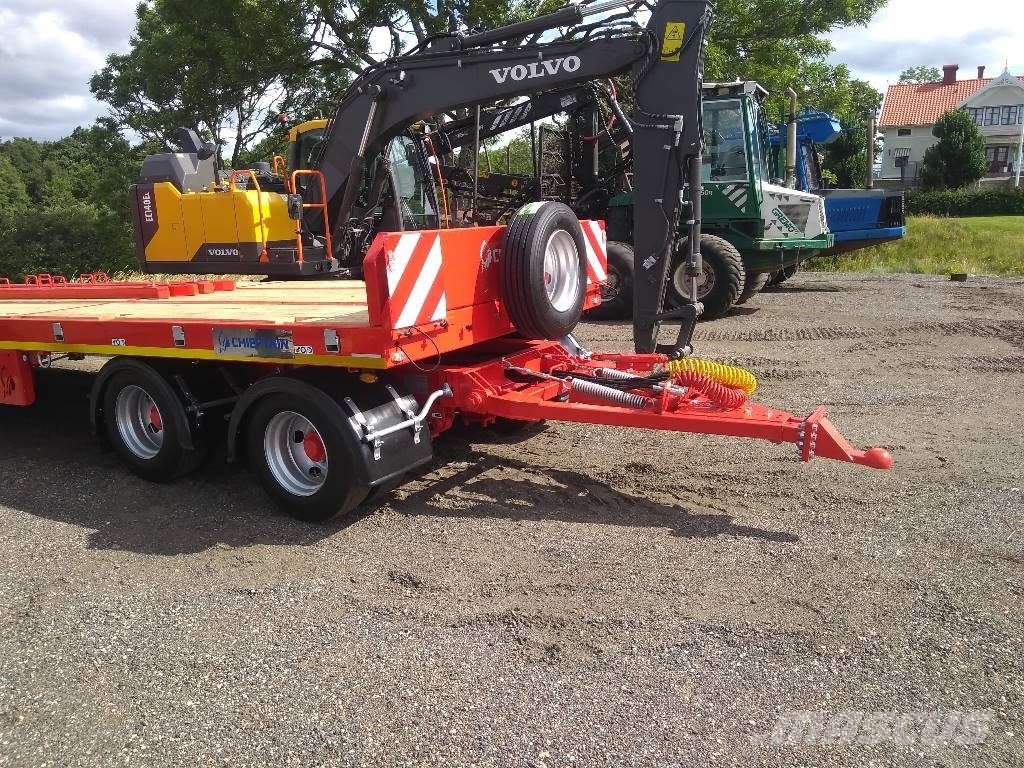 Chieftain 4-axl maskintransport 30 ton traktor Blokvogn