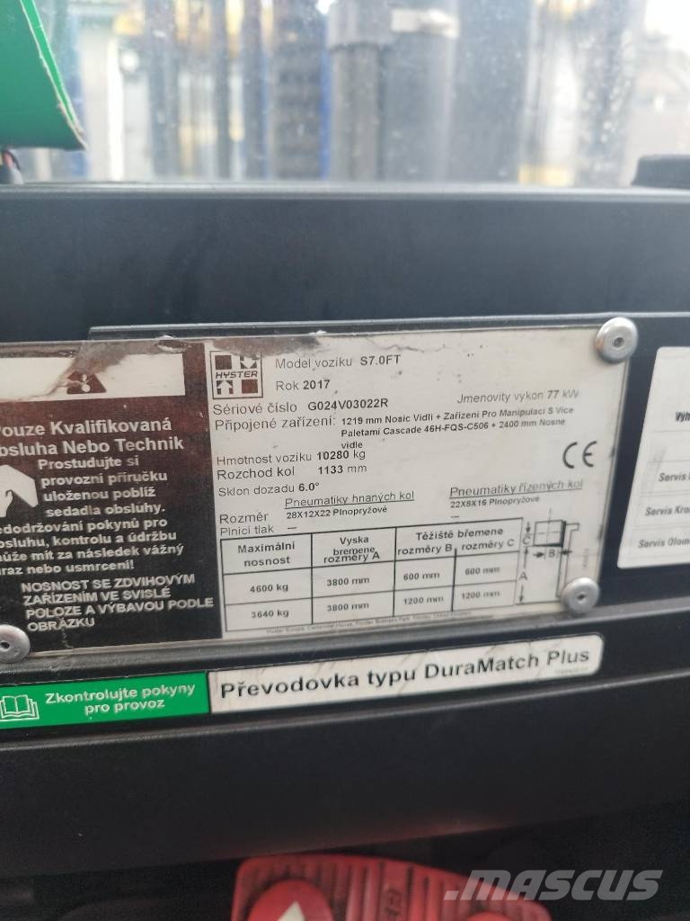 Hyster S7.0FT LPG forklifts