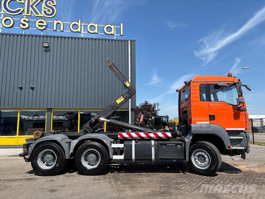 MAN TGA 26.360 + 6X4 + HOOK ARM SYSTEM + MANUAL + BIG 吊鉤式起重車