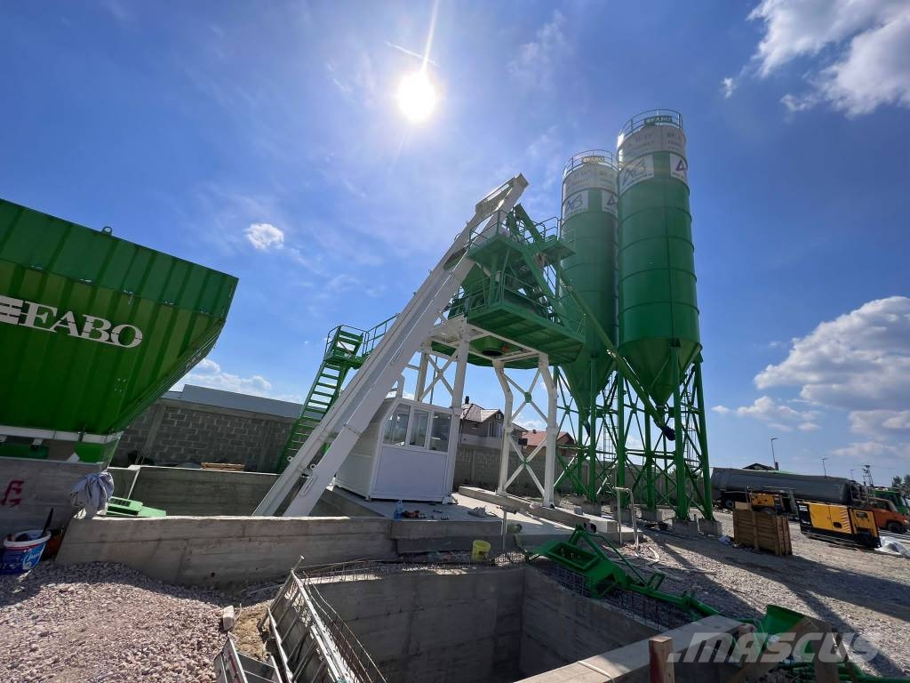 Fabo CENTRALE À BÉTON COMPACTE À GODET 110 M3/H Cementtillverknings fabriker