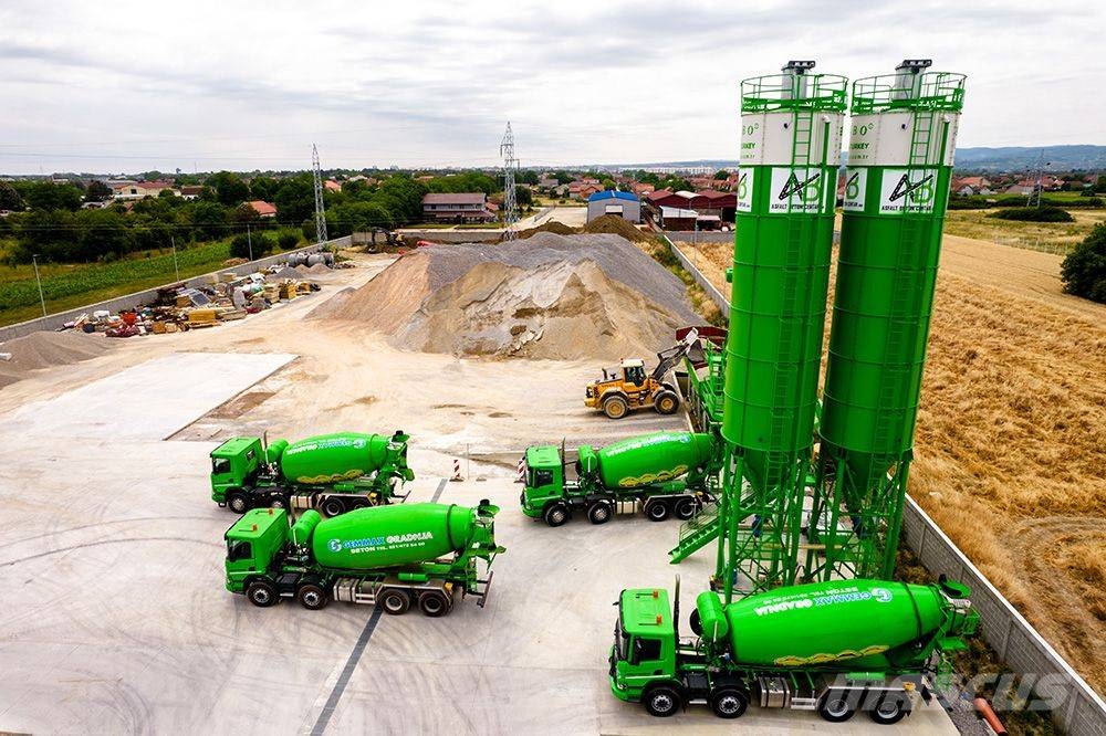 Fabo CENTRALE À BÉTON COMPACTE À GODET 110 M3/H Cementtillverknings fabriker