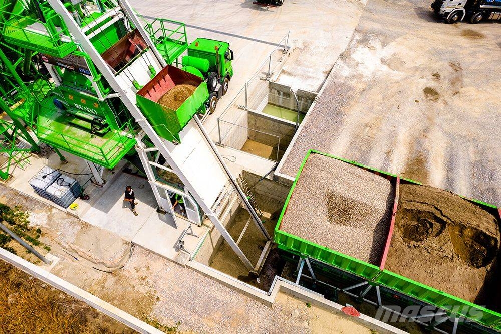 Fabo CENTRALE À BÉTON COMPACTE À GODET 110 M3/H Cementtillverknings fabriker