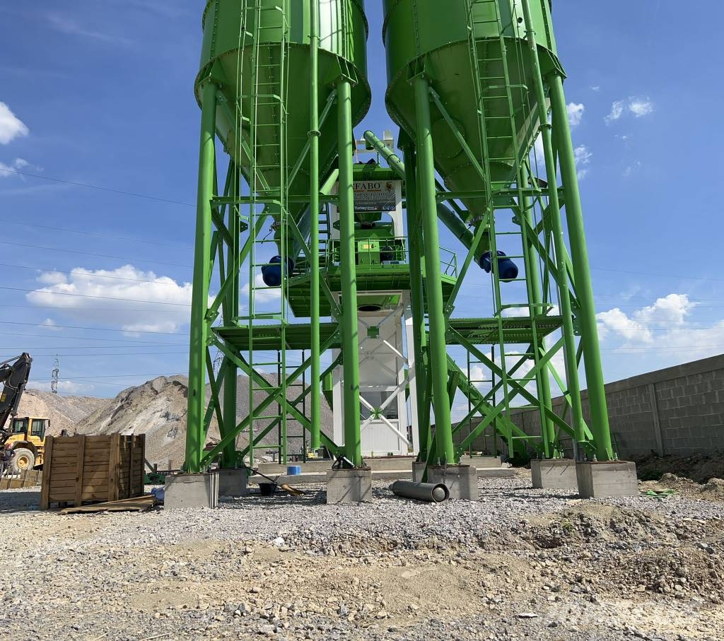 Fabo CENTRALE À BÉTON COMPACTE À GODET 110 M3/H Cementtillverknings fabriker