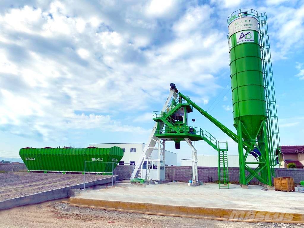 Fabo CENTRALE À BÉTON COMPACTE À GODET 110 M3/H Cementtillverknings fabriker