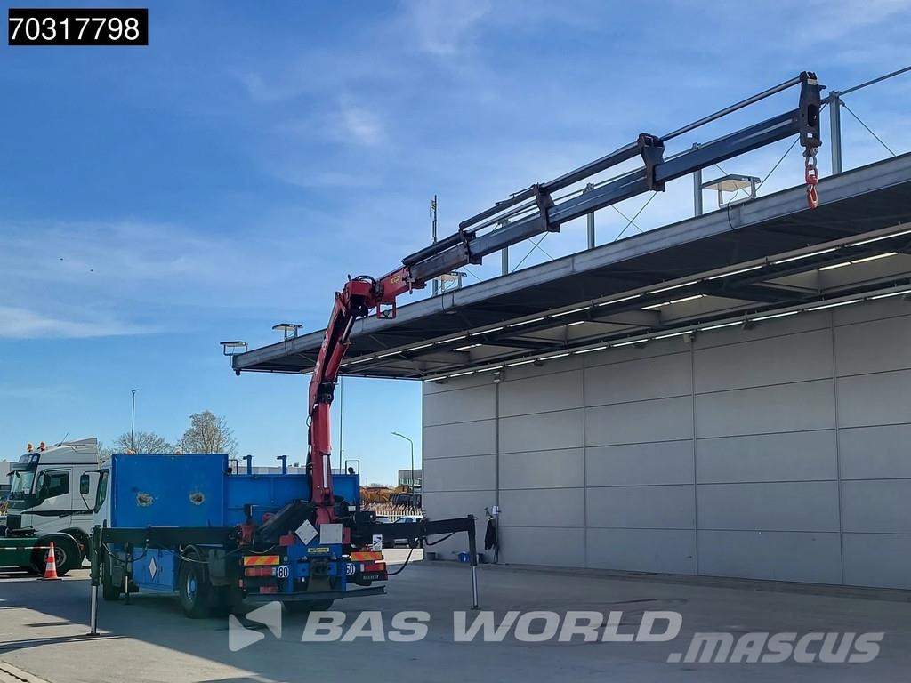 Renault Premium 370 4X2 HMF 1560 K4 Kran Crane Manual ADR Valníky/Sklápěcí bočnice
