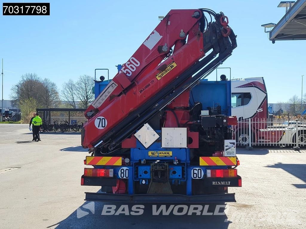 Renault Premium 370 4X2 HMF 1560 K4 Kran Crane Manual ADR Valníky/Sklápěcí bočnice