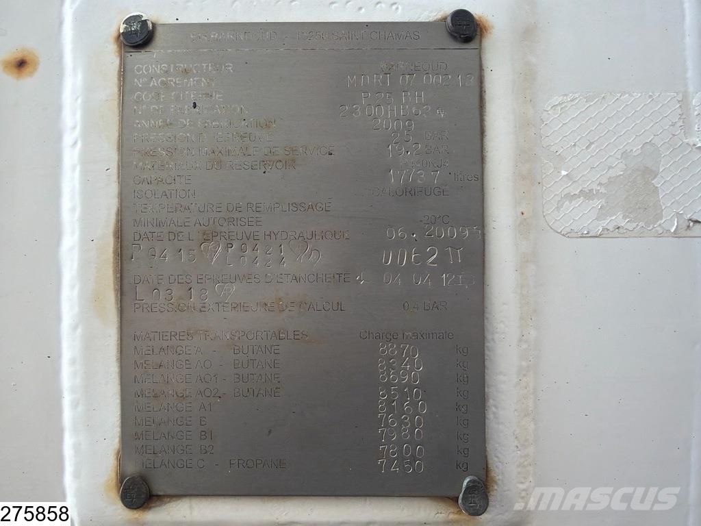 MAN TGM 18 290 EURO 5, Barneoud, 17737L, Handgeschakel Camiones cisterna