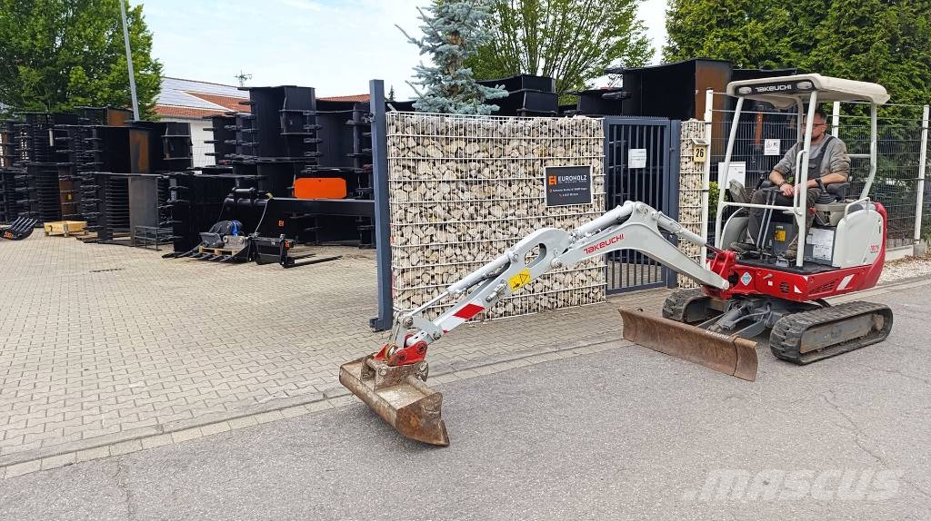 Takeuchi TB 216 Minibagger mit Löffel, Schnellwechsler MS01 Mini excavators < 7t (Mini diggers)