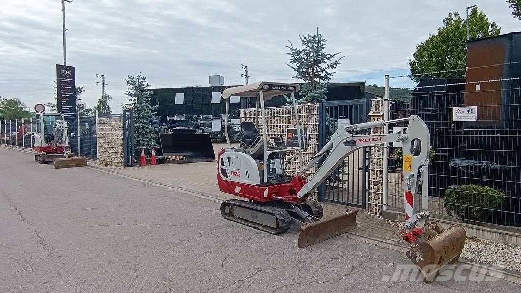 Takeuchi TB 216 Minibagger mit Löffel, Schnellwechsler MS01 Mini excavators < 7t (Mini diggers)