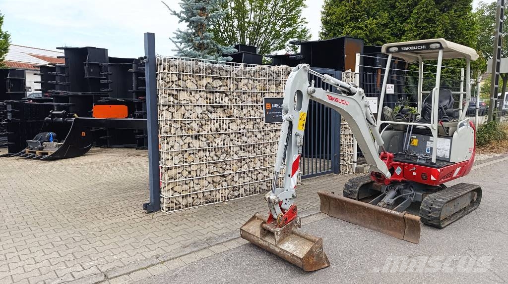 Takeuchi TB 216 Minibagger mit Löffel, Schnellwechsler MS01 Mini excavators < 7t (Mini diggers)