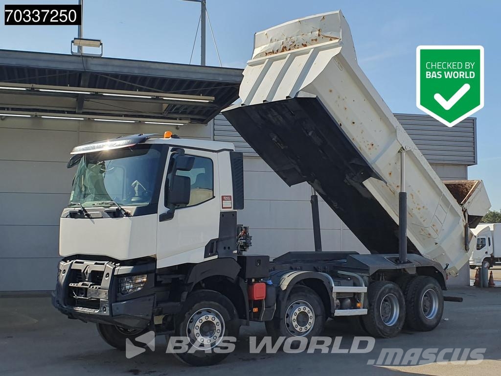 Renault K 520 8X4 18m3 tipper Full Steel Big-Axle Retarder Sora- ja kippiautot