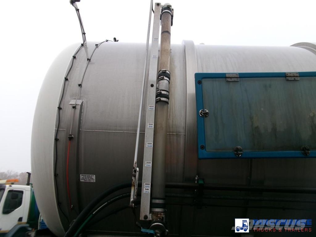 WHALE Vacuum tank inox 30 m3 / 1 comp + pump Poluprikolice cisterne