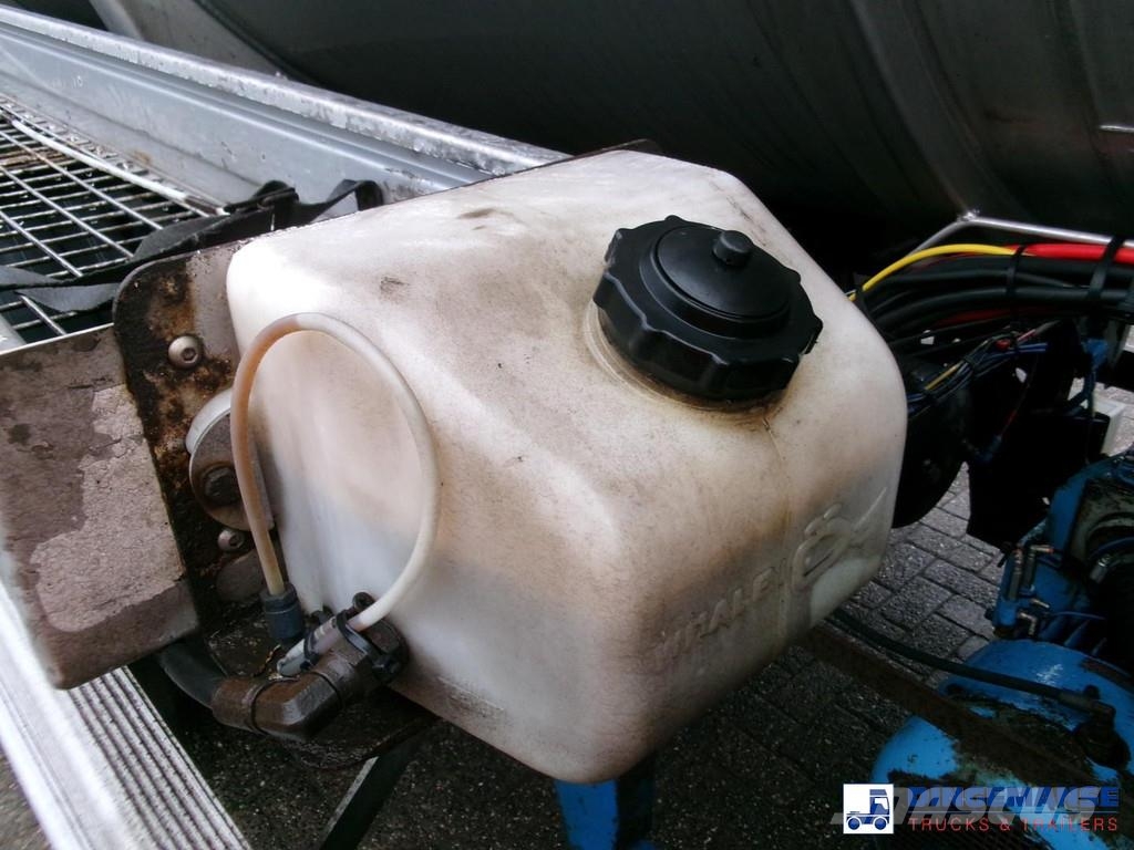 WHALE Vacuum tank inox 30 m3 / 1 comp + pump Poluprikolice cisterne