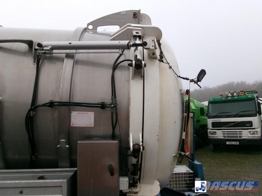 WHALE Vacuum tank inox 30 m3 / 1 comp + pump Poluprikolice cisterne