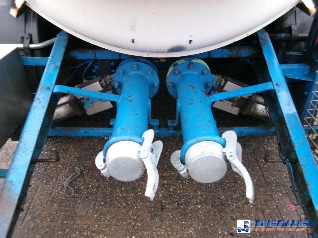 WHALE Vacuum tank inox 30 m3 / 1 comp + pump Poluprikolice cisterne