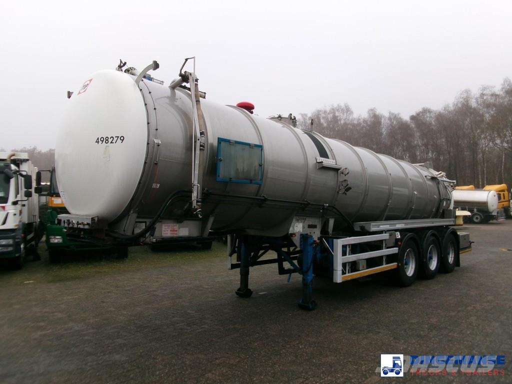 WHALE Vacuum tank inox 30 m3 / 1 comp + pump Poluprikolice cisterne