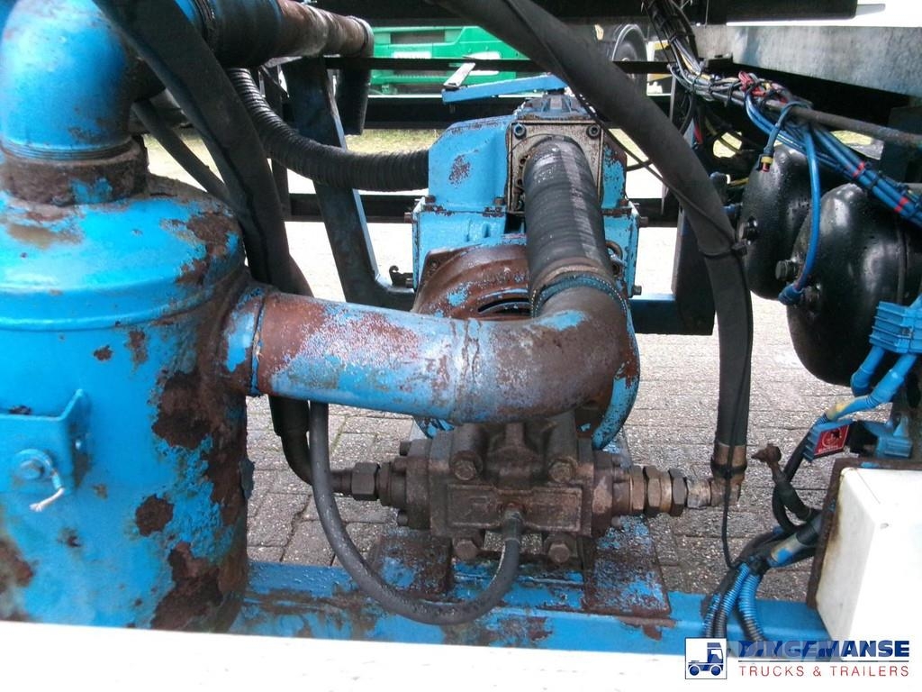 WHALE Vacuum tank inox 30 m3 / 1 comp + pump Poluprikolice cisterne