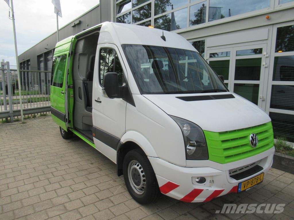 Volkswagen Crafter 32 2.0 TDI L2H2 DOKA Dubbelcabine Werkplaa هيكل صندوقي