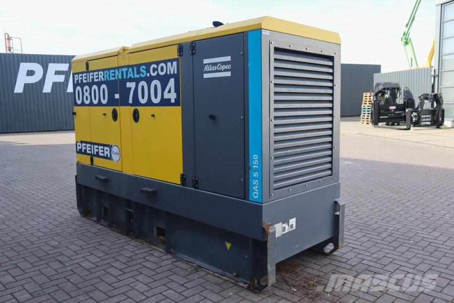 Atlas Copco QAS5 150 Valid Inspection, Diesel, 150 kVA Diesel generatoren