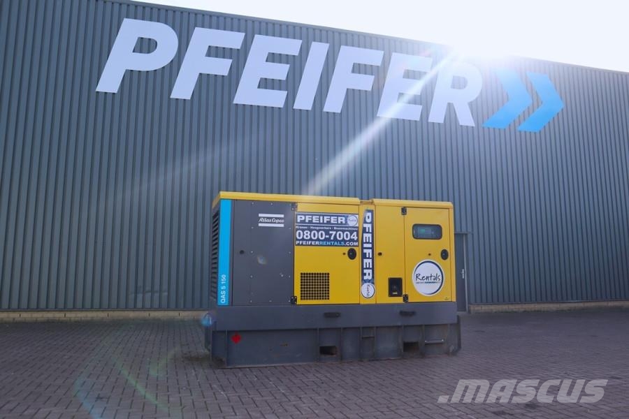 Atlas Copco QAS5 150 Valid Inspection, Diesel, 150 kVA Diesel generatoren