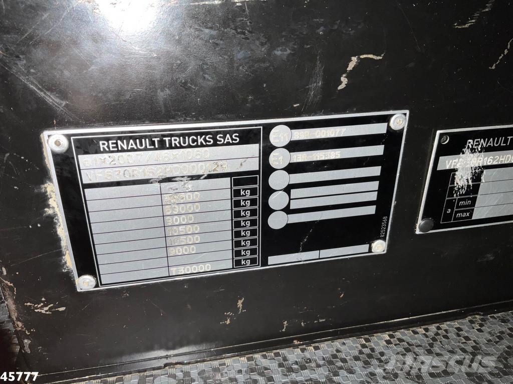 Renault C 460 Euro 6 8x4 Palfinger 19 Tonmeter laadkraan Abrollkipper