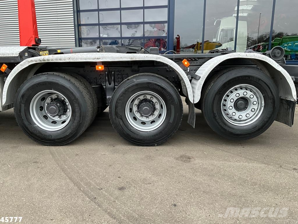 Renault C 460 Euro 6 8x4 Palfinger 19 Tonmeter laadkraan Abrollkipper