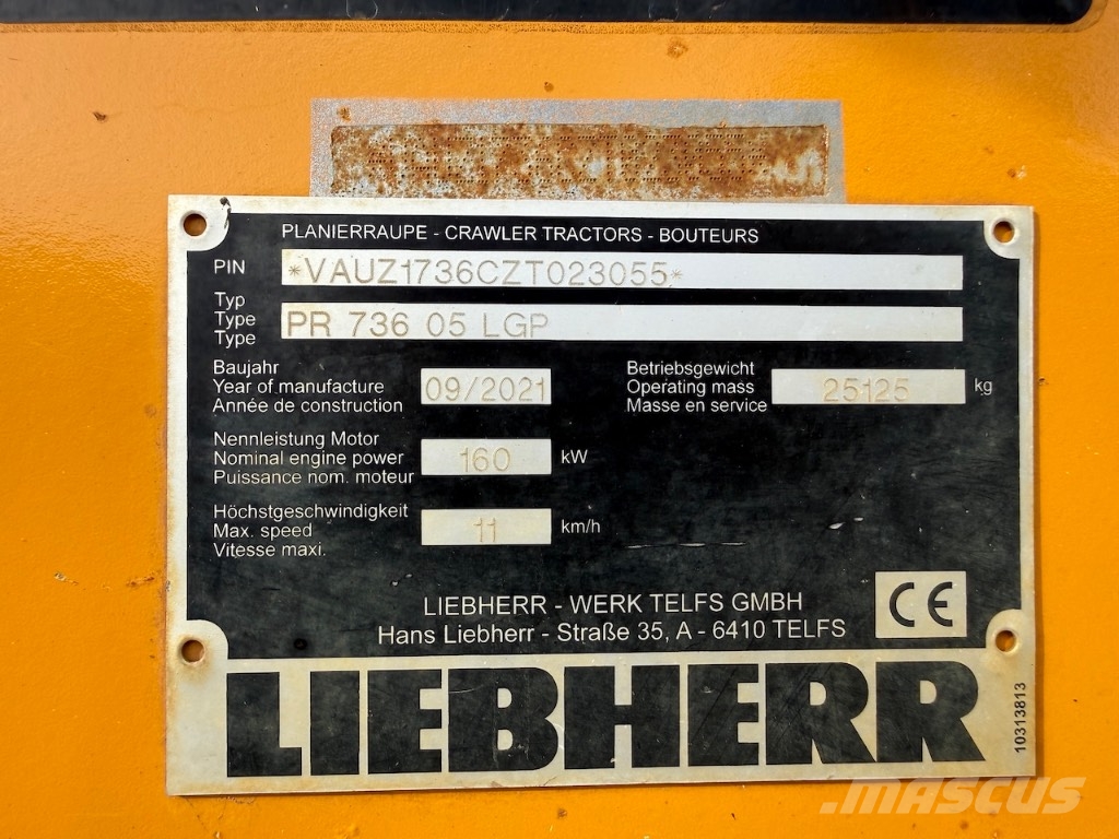 Liebherr PR 736 LGP - PR736 - PR 736 05LGP Paletli dozerler