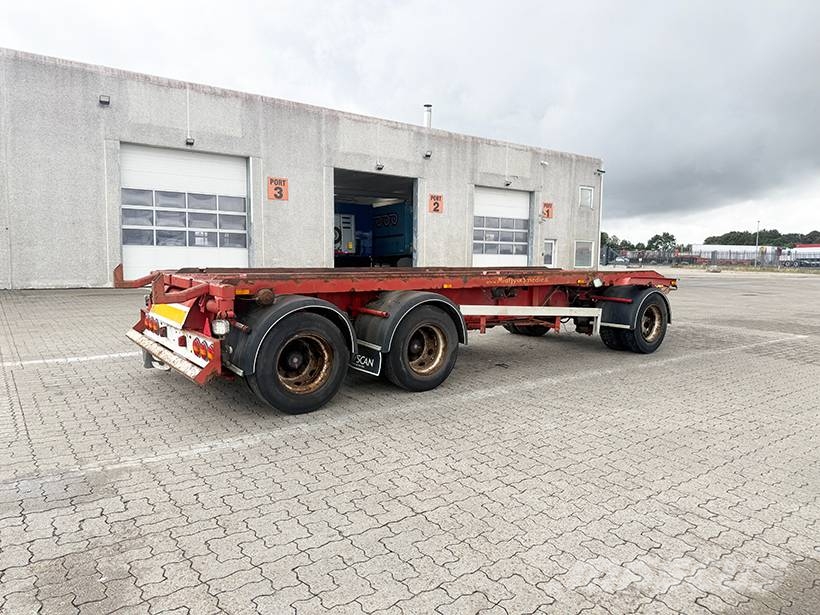 MJS 3 axle Transfer trailer / 3 achse Abrollanhänger Overige aanhangers