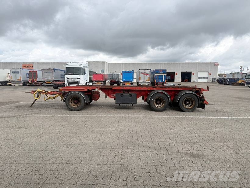MJS 3 axle Transfer trailer / 3 achse Abrollanhänger Overige aanhangers
