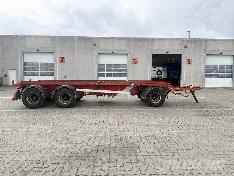 MJS 3 axle Transfer trailer / 3 achse Abrollanhänger Overige aanhangers