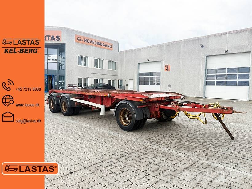 MJS 3 axle Transfer trailer / 3 achse Abrollanhänger Overige aanhangers