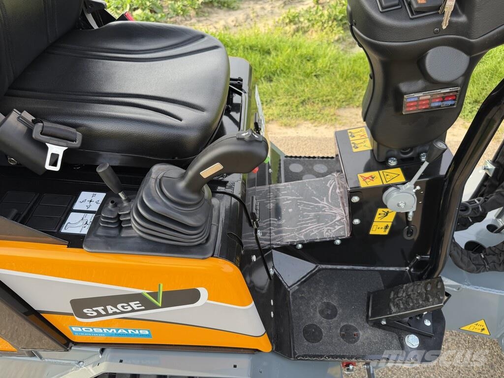 GiANT G1500 minishovel / kniklader NIEUW (vast dak, hoge Gumikerekes homlokrakodók