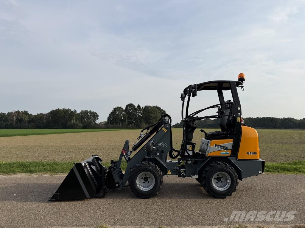 GiANT G1500 minishovel / kniklader NIEUW (vast dak, hoge Gumikerekes homlokrakodók