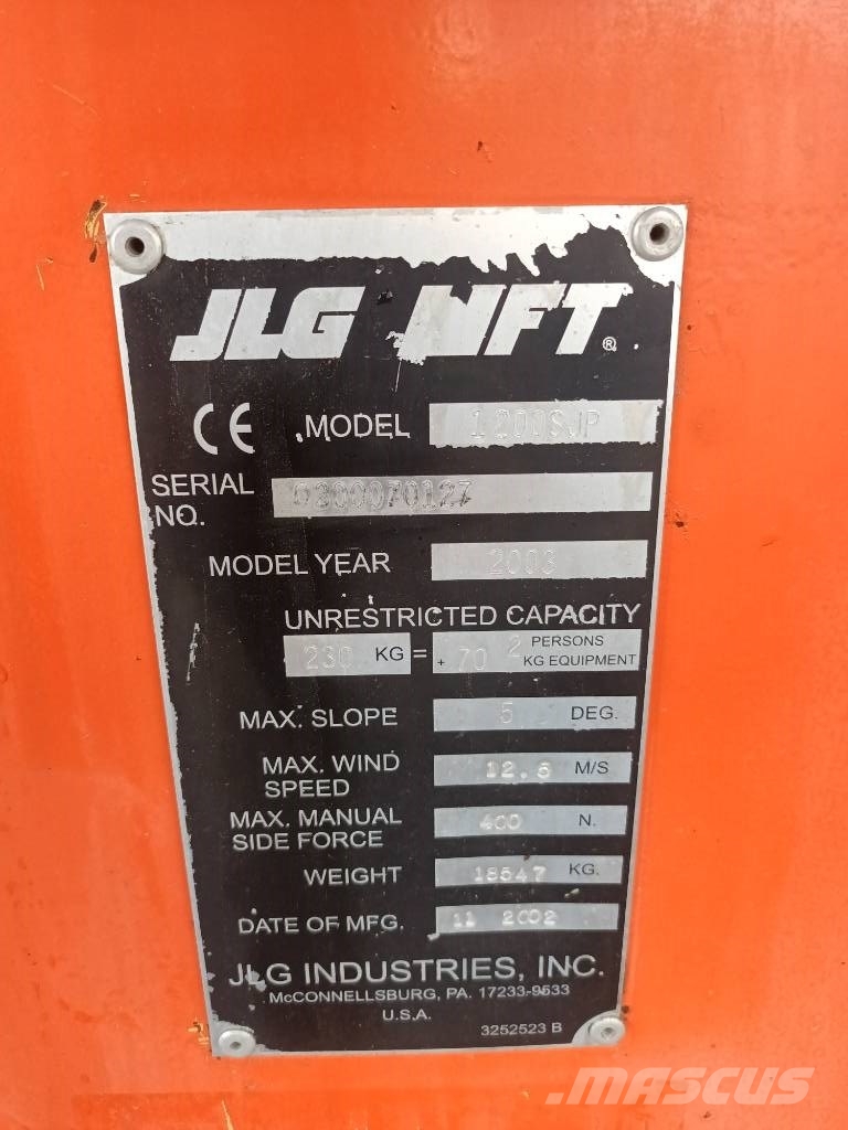 JLG 1200 SJP myös vuokraus Telescoophoogwerkers